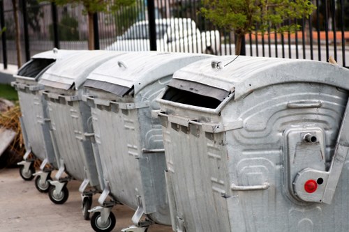 Business waste collections and office clearance illustration